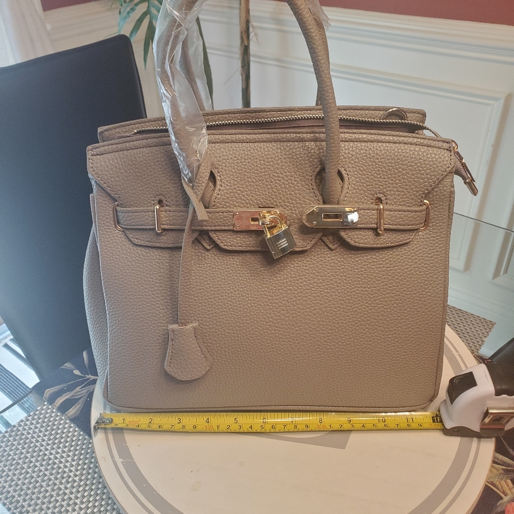 Gray "Birkin" Style bag